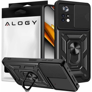 Alogy Camshield Stand Ring Case with Camera Cover for Xiaomi Poco X4 Pro 5G