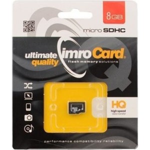 Imro memory card 8GB microSDHC cl. 10