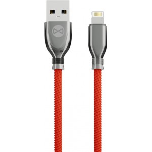 Forever Tornado cable USB - Lightning 1,0 m 3A red