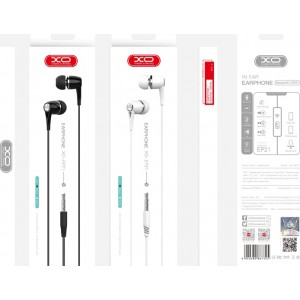 XO wired earphones EP21 jack 3,5mm white