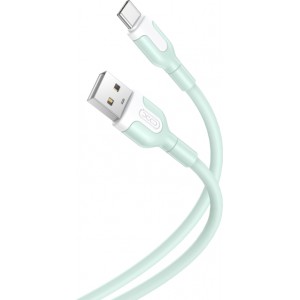 XO cable NB212 USB - USB-C 1,0 m 2,1A green