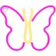 Neon LED Light BUTTERFLY pink NNE03 Neolia