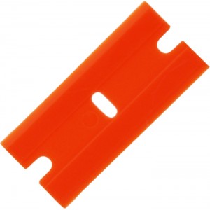 Plastic blade for scrapers / knives