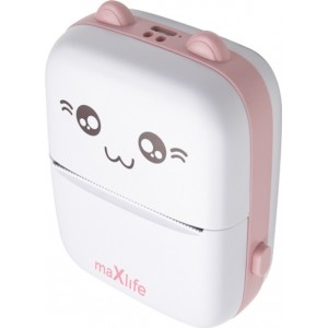 Maxlife Bluetooth thermal printer MXTP-100 pink