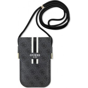 Guess bag for phone GUOWBP4RPSK black Wallet 4G Stripes