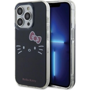 Hello Kitty case for iPhone 15 Pro 6,1" black hardcase IML Kitty Face