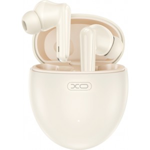 XO Bluetooth earphones G26 TWS beige ANC ENC