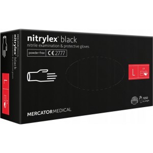 Mercator Medical Nitrile protective gloves Nitrylex Basic size L 100 pcs