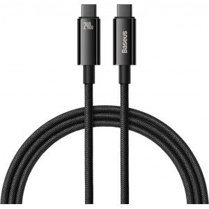 Baseus cable Tungsten PD USB-C - USB-C 1,0m black 240W