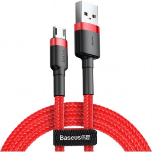 Baseus cable Cafule USB - micro USB 2,0m 1,5A red