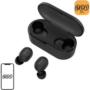 QCY Wireless Earphones TWS QCY T2C Bluetooth V5.0 (black)