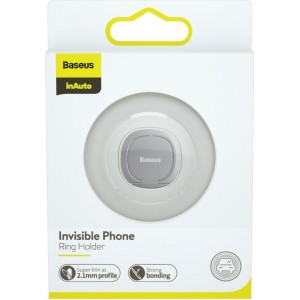 Baseus Invisible Ring holder for smartphones (silver)