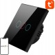 Avatto Smart Light Switch WiFi Avatto TS02-EU-B3 3 Way TUYA (black)