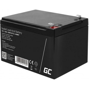 Green Cell Rechargeable Battery AGM VRLA Green Cell AGM07 12V 12Ah (for UPS, alarm, toys, motor)