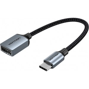 Vention USB-C 2.0 Male to USB Female OTG Cable Vention CCWHB 0.15m, 2A, Gray