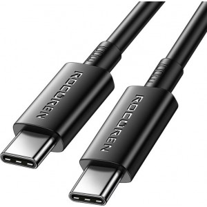 Rocoren Fast Charging cable Rocoren USB-C to USB-C Simples Series 100W, 2m (black)