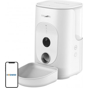 Dogness F15 WiFi 4L smart food dispenser with camera with plastic bowl (white)