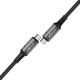 Acefast C1-09 USB-C / USB-C USB4 PD3.1 cable 5A 1m - gray-black