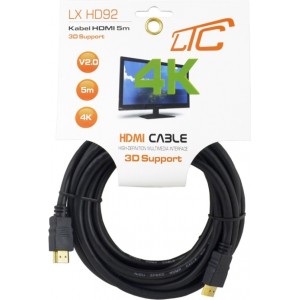 Cable HDMI-HDMI (v2.0 | 4K | 5 m) black