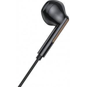 Vipfan Wired in-ear headphones VFAN M11, USB-C (black)