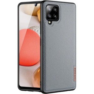 Dux Ducis Fino case covered with nylon material for Samsung Galaxy A42 5G gray