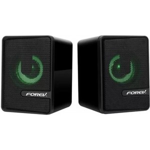 4Kom.pl Stero Forev FV-208 Backlit Computer Speakers Black