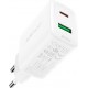 Acefast wall charger USB Type C / USB 20W, PPS, PD, QC 3.0, AFC, FCP white (A25 white)