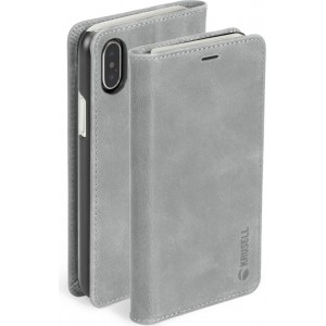 Krusell Sunne 4 Card FolioWallet Apple iPhone XS Max vintage grey