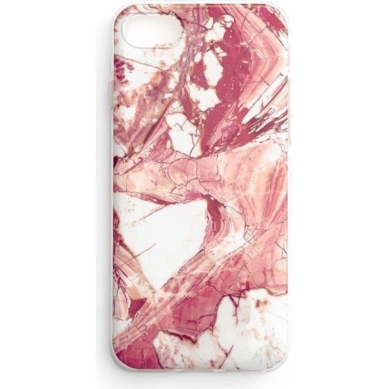 Wozinsky Marble TPU cover gel marble for Samsung Galaxy S22 + (S22 Plus) pink