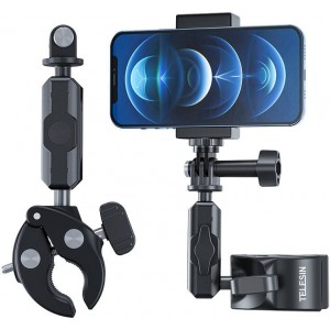 Telesin Universal Handlebar Tube Clamp Mount for action cameras