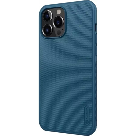 Nillkin Super Frosted Shield reinforced case cover stand iPhone 13 Pro blue