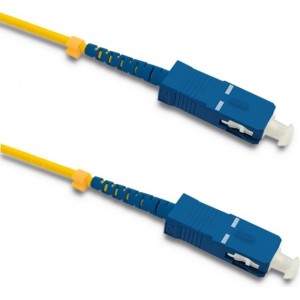 Qoltec Patchcord fiber optic SC/UPC - SC/UPC | Singlemode | 9/125 | G652D | Simplex | 5m