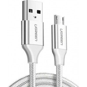 Ugreen US290 60153 USB-A / micro USB 2.4A 2m Cable - White