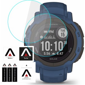 Alogy 2x Alogy 9H tempered glass for Garmin Instinct 2 / Tactical