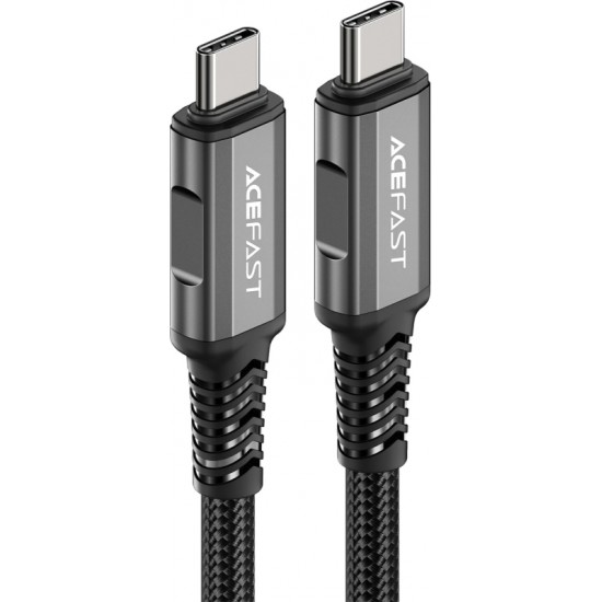 Acefast C1-09 USB-C / USB-C USB4 PD3.1 cable 5A 1m - gray-black