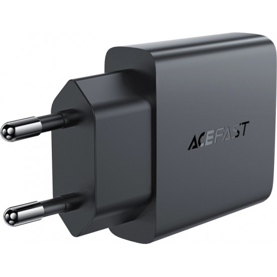 Acefast A65 PD 20W GaN USB-C Ultra Slim Wall Charger - Black