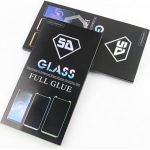 Tempered glass 5D for Motorola Moto G75 black frame