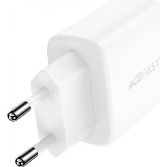 Acefast wall charger USB Type C / USB 20W, PPS, PD, QC 3.0, AFC, FCP white (A25 white)