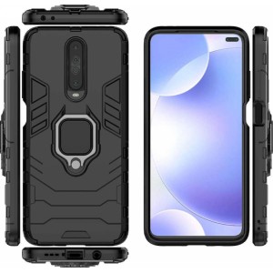 Alogy Stand Ring Armor case for Xiaomi Poco X2 black