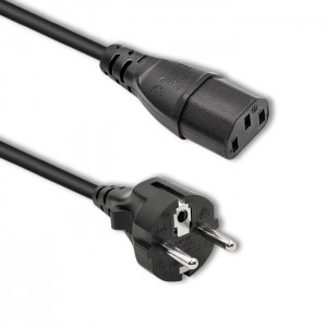 Qoltec Power cable IEC C13/SCHUKO | 3x0.75mm² | 1.8m