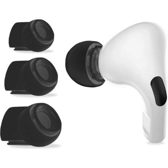 Tech-Protect Ear Tips for AirPods Pro 1/2 (3 Pack) - Black