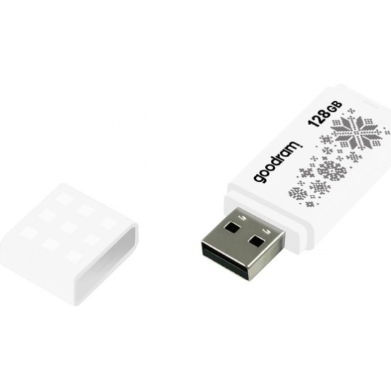 Goodram UME2 Winter USB 128GB Flash Drive - White