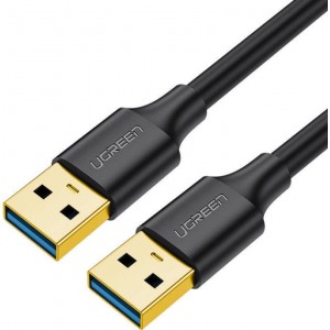 Ugreen US128 10370 USB-A 3.0 / USB-A 3.0 5Gb/s cable 1m - black