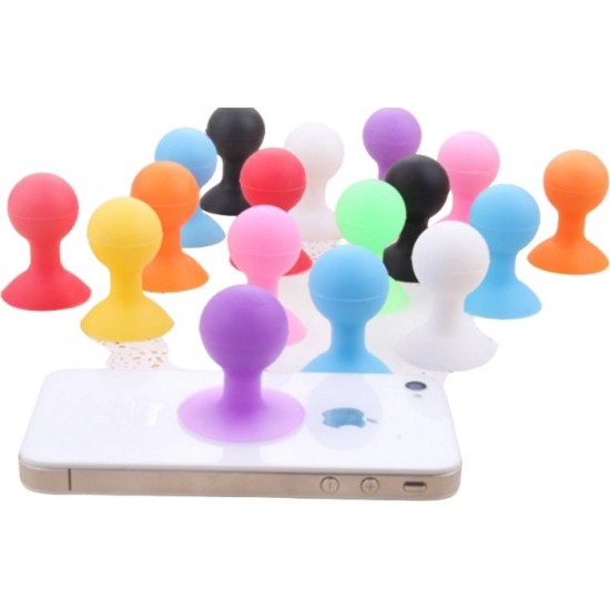 Hurtel Phone holder with a round head - purple