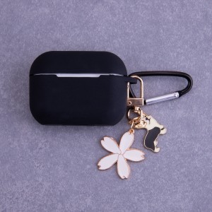 Case for Airpods 4 with ANC black with pendant