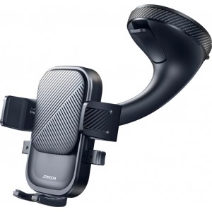 Joyroom JR-OK6 clamp phone holder for glass - black