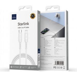 WIWU Starlink Series 30W Fast Charging Cable Wi-C043E C-L White