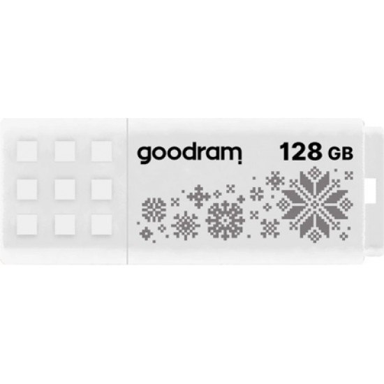 Goodram UME2 Winter USB 128GB Flash Drive - White