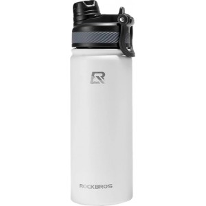 Rockbros 35210029005 bicycle thermal bottle for drinks 530 ml - white