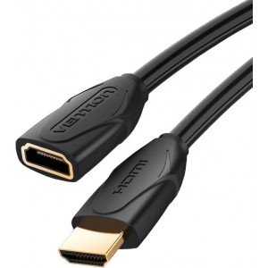 Vention Przedłużacz HDMI Vention VAA-B06-B100 1m 4K 30Hz (Czarny)